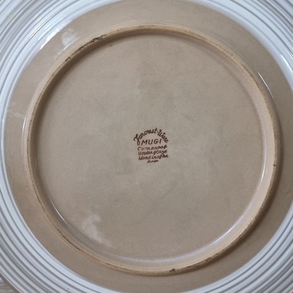 Vintage 1960s Fancrest Ware MUGI WHEAT Plate 26 cm Japan - Picture 4 of 7